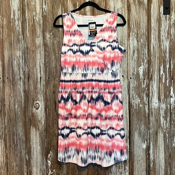 NWT EDDIE BAUER WRAP DRESS, size medium - Picture 1 of 7
